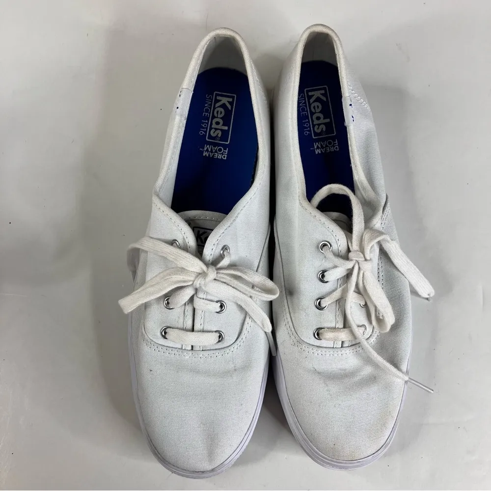 Keds champion platform Sneakers all white size 9 - Image 4