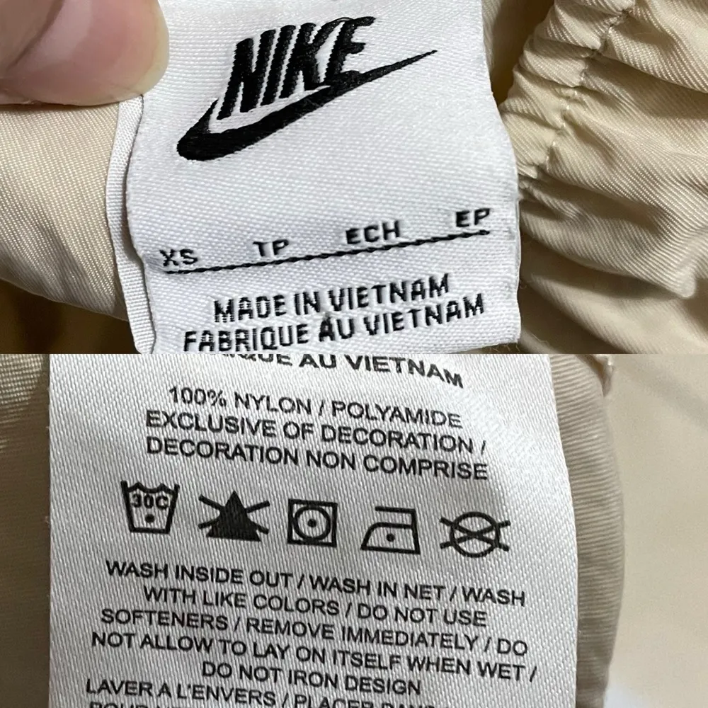 Nike Womens Shorts Tan High Rise Essential Woven Cargo Pockets Pull On Size XS - Image 10