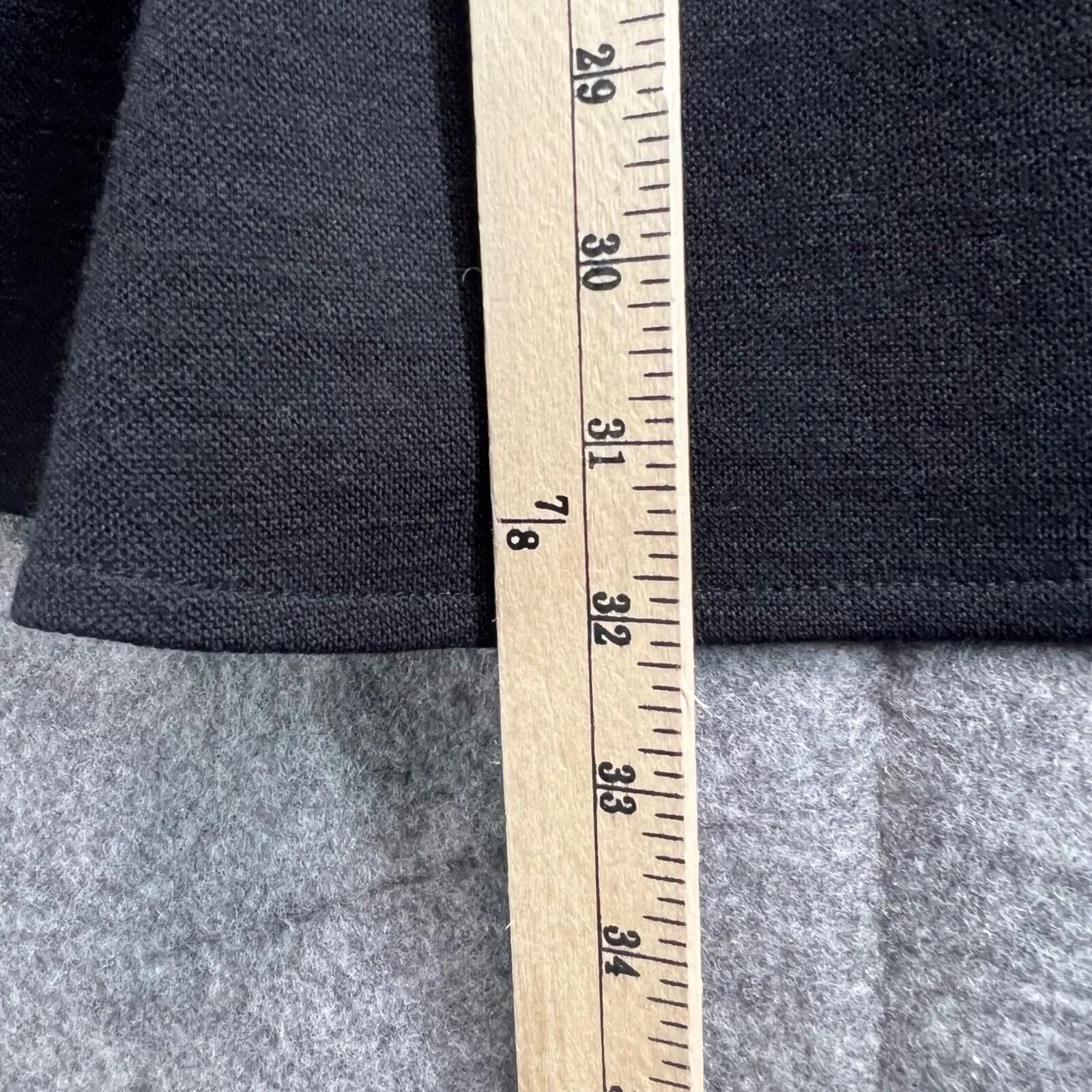 Sonia Rykiel Paris Vintage Skirt Women L FR 46 Black Wool Timeless Chic Classic Size L - Image 7