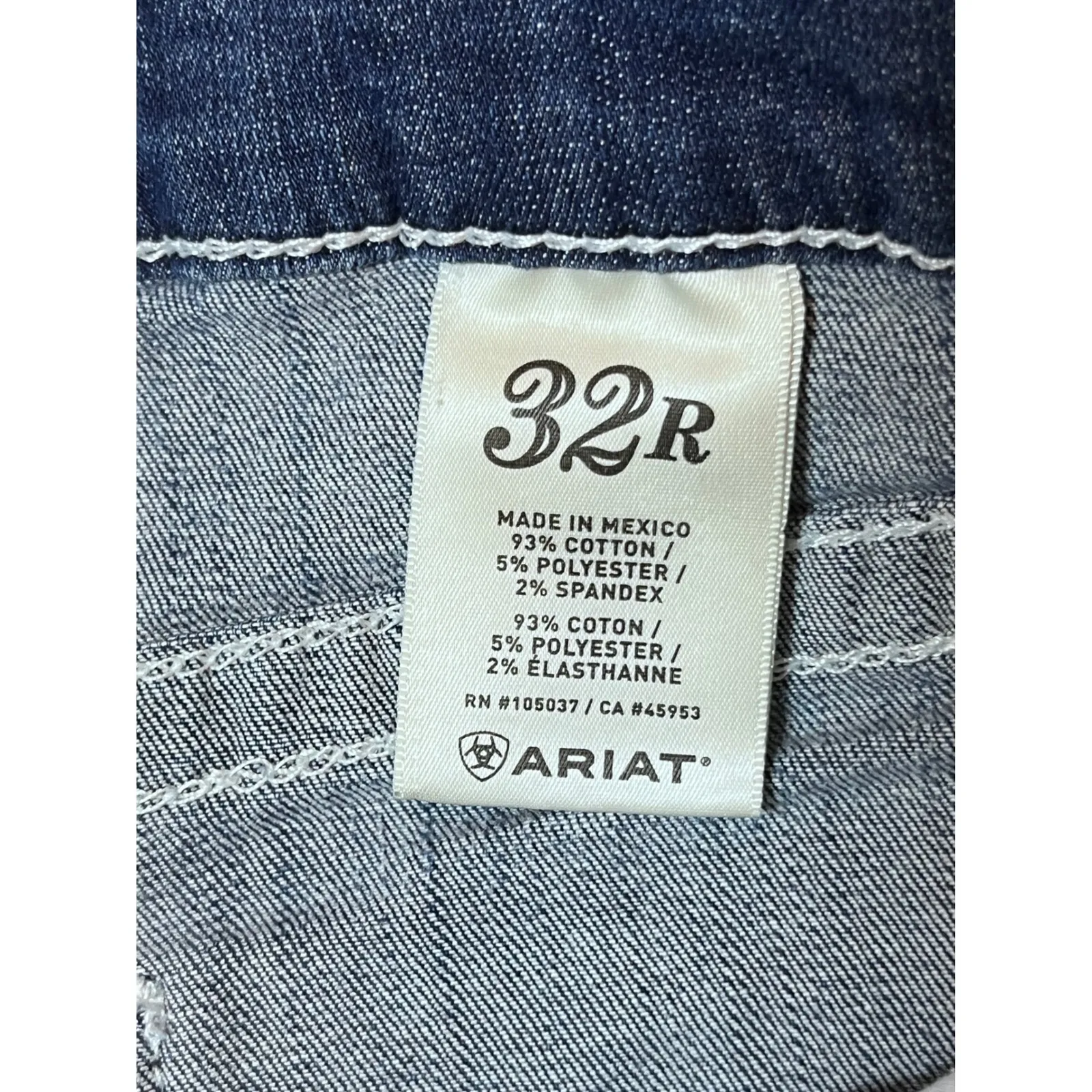 ARIAT Denim Boyfriend Jean‎ Shorts Size 32R Distressed Frayed Hem - Image 5