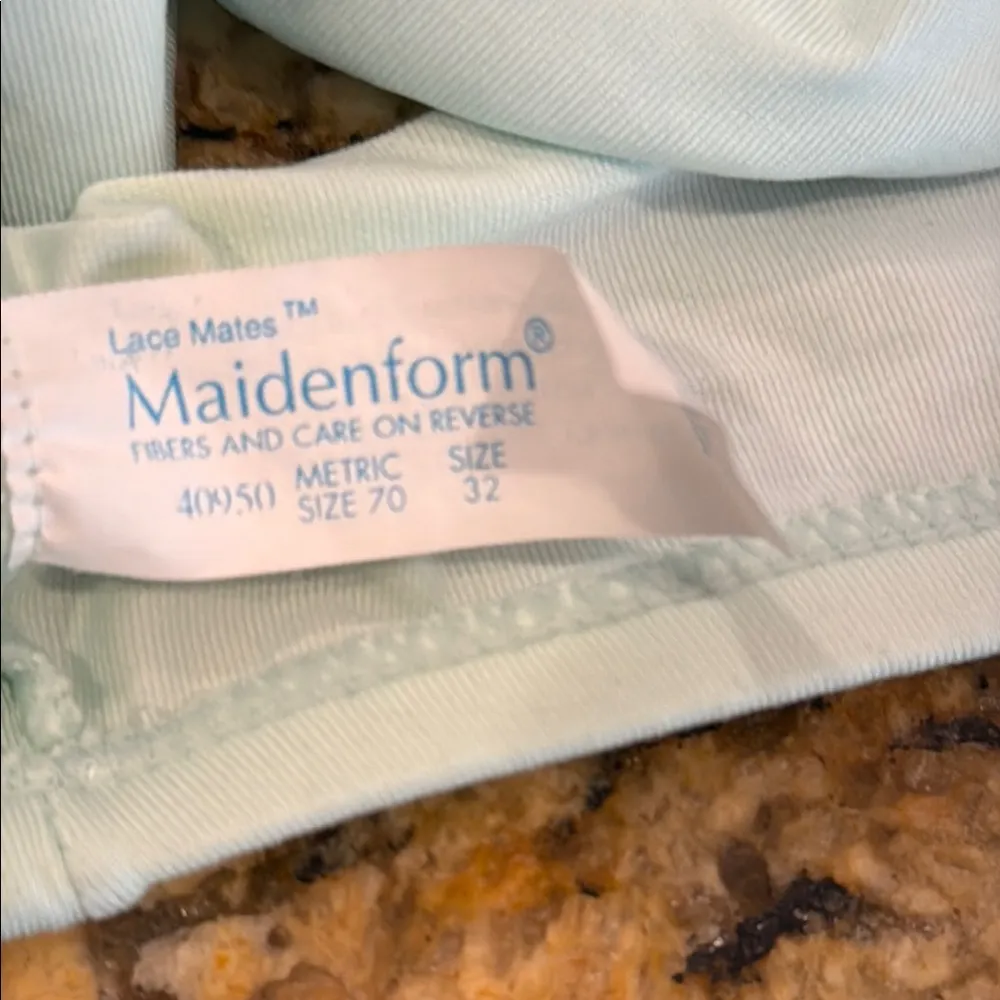 Maidenform Mint Green Lace Mates Top - Image 2