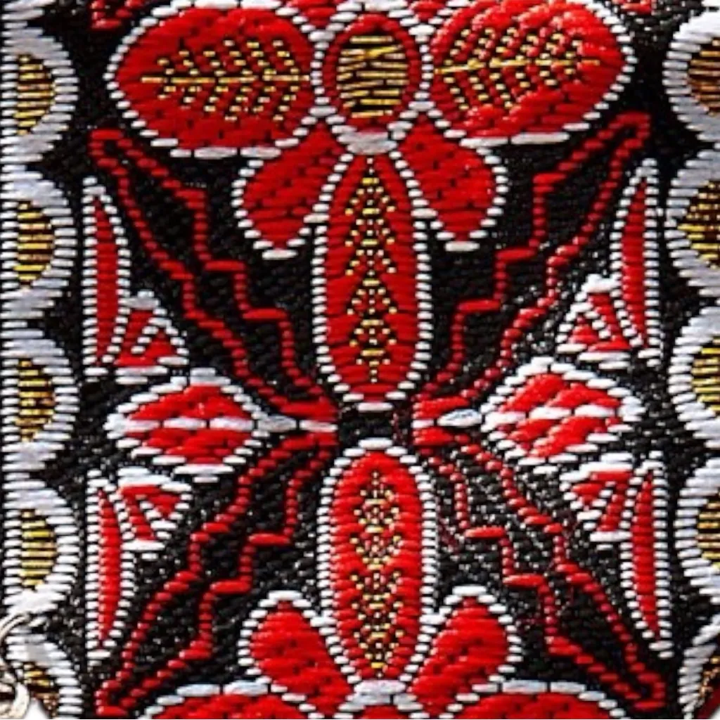 Free People Bohemian Charm Heart Heirloom Brooch in Silver Oxblood NWT - Image 10