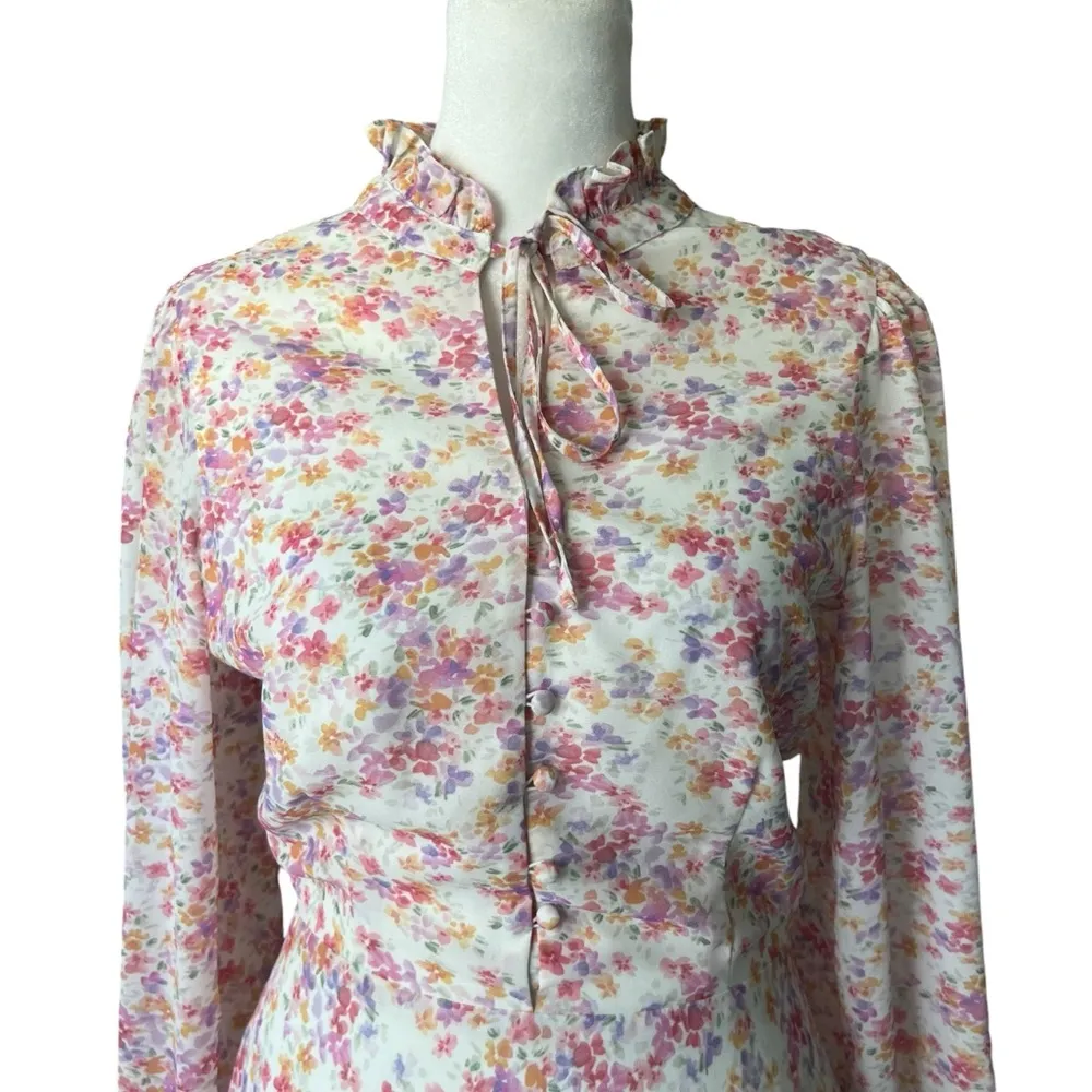 YUMI KIM Jenna Dress in Soft Spoken Ivory Sz Small - Image 5