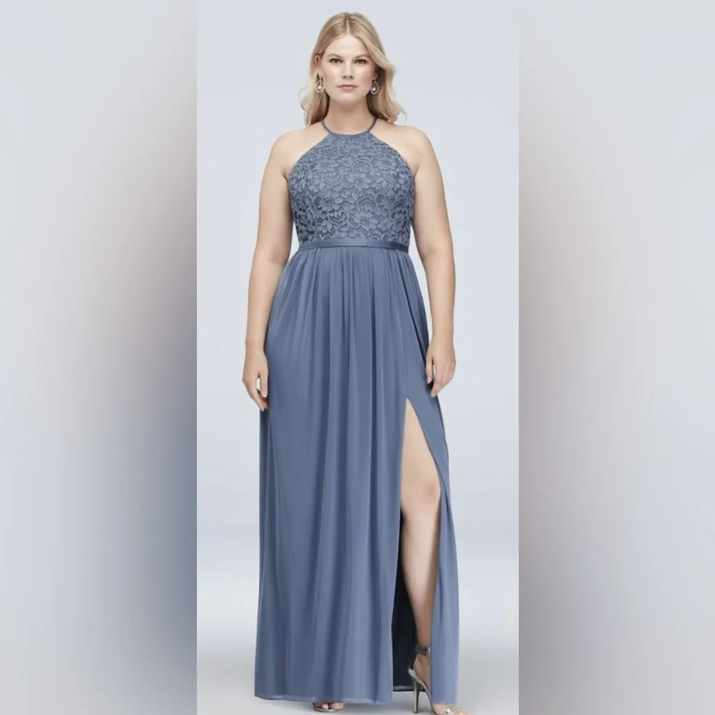 David’s Bridal sz 10 long lavender formal dress - Image 7