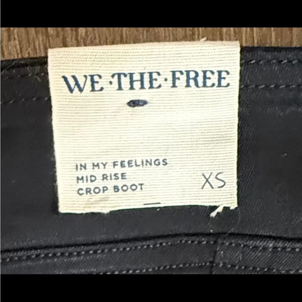 We The Free In My Feelings Mid Rise Jeans. Size XS - Image 7