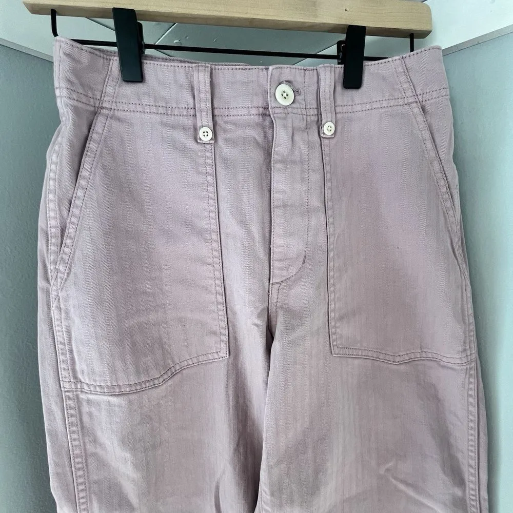 Madewell The Perfect Vintage Wide-Leg Pant: Utility Edition Women's Size 26 - Image 6