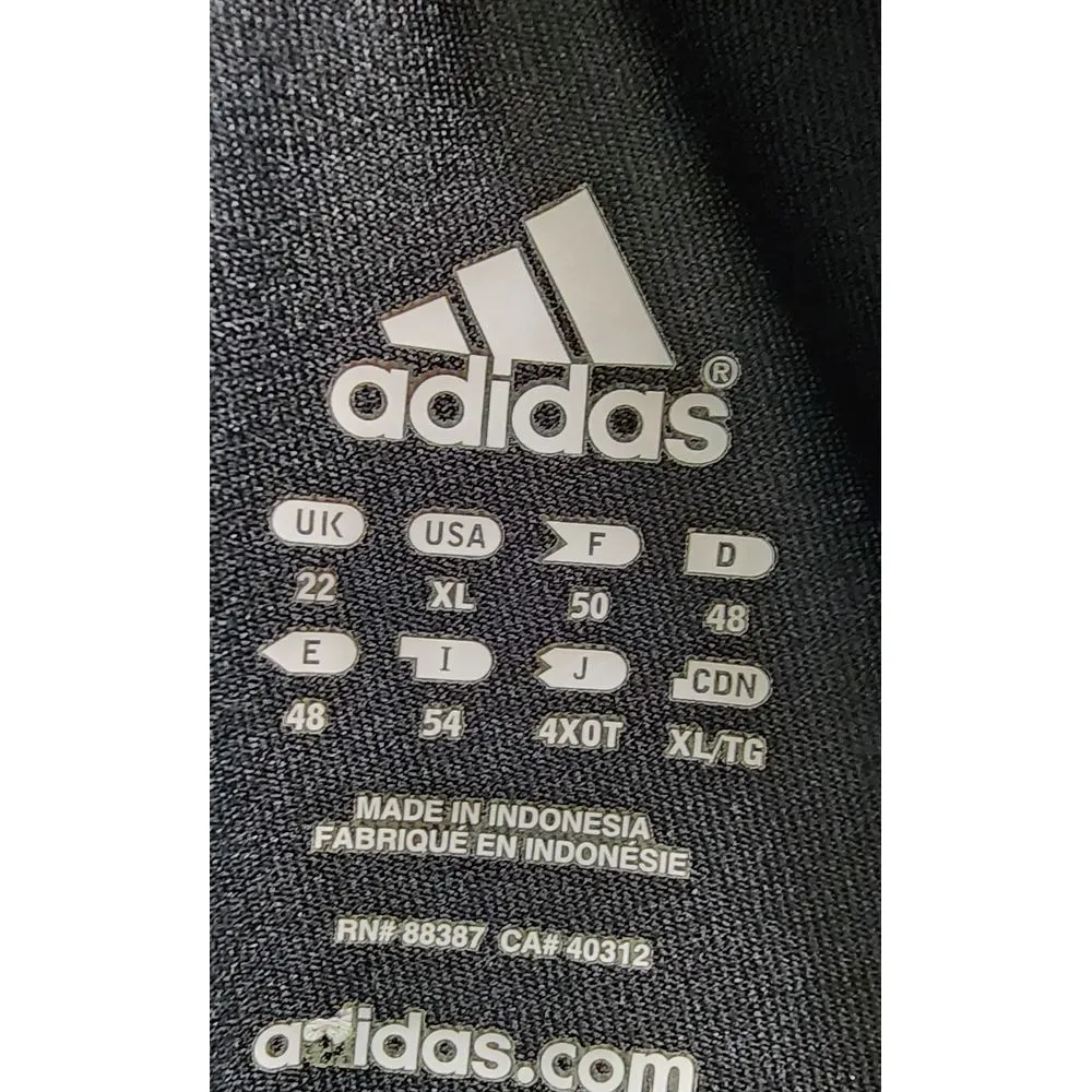 Adidas Women's Active Pants‎ Black Pink Striped Workout Yoga Bottoms XL - Image 3