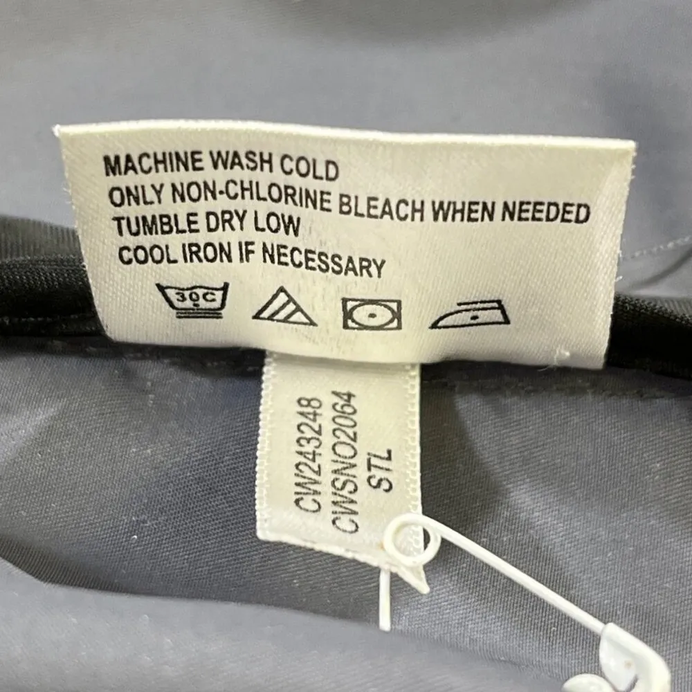 Calvin Klein Women's Grey Hooded Trench Coat Size L SKU 5516 - Image 7