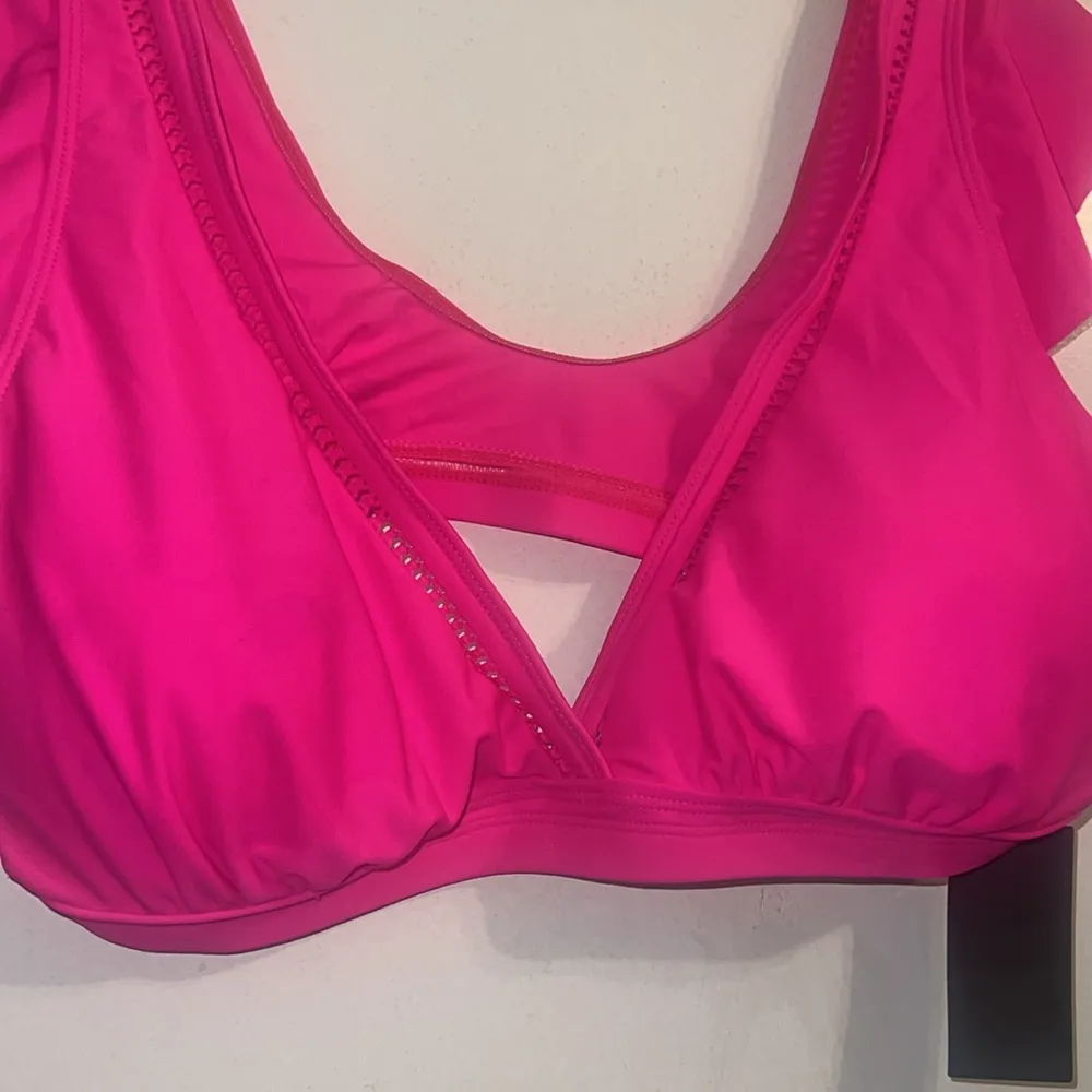 Daci Plus Size 20W Swimsuits Cap Sleeve Bathing Suit Ruffle Trim READ LISTING - Image 5