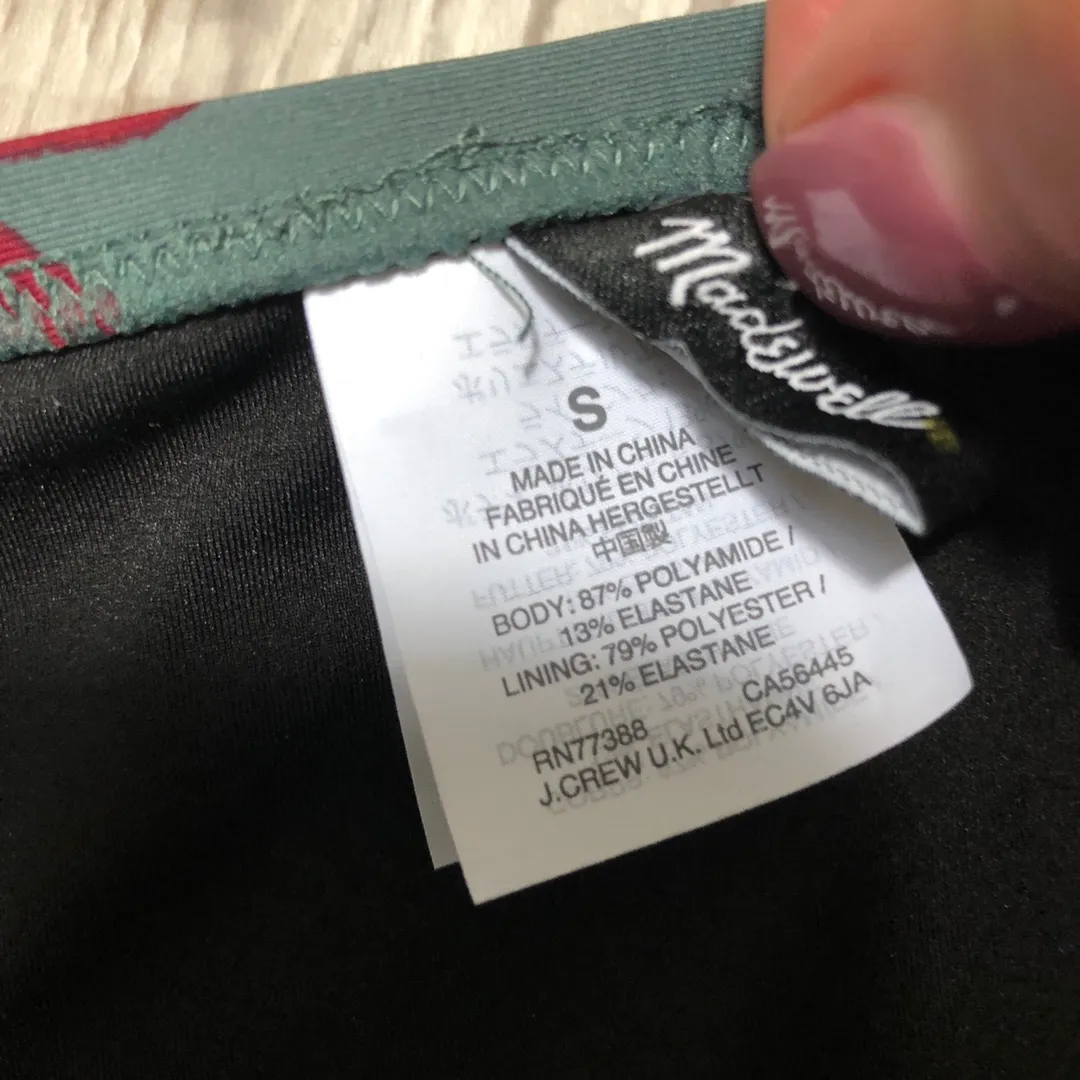 Madewell NEW Hipster String Bikini Winter Orchid - Image 9