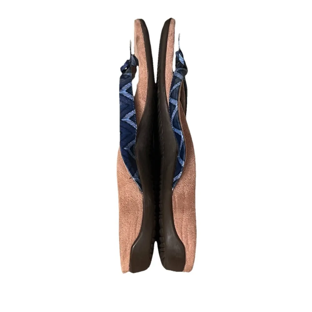 Vionic Women’s Flip Flops Size 9 Blue Geometric – Orthotic Beach Thong Sandal - Image 7