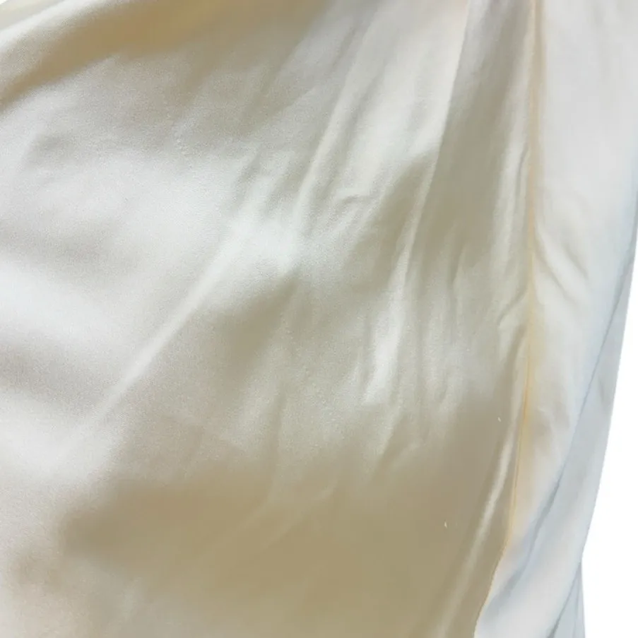 Zara Spaghetti Straps Side Lace-Up Satin Slip dress in Cream size Medium NWT - Image 3