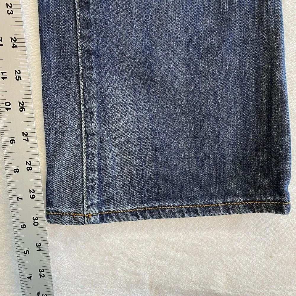 Lucky Brand Jeans Womens 6‎ 28x30 Charlie baby boot cut blue Denim Y2k - Image 6