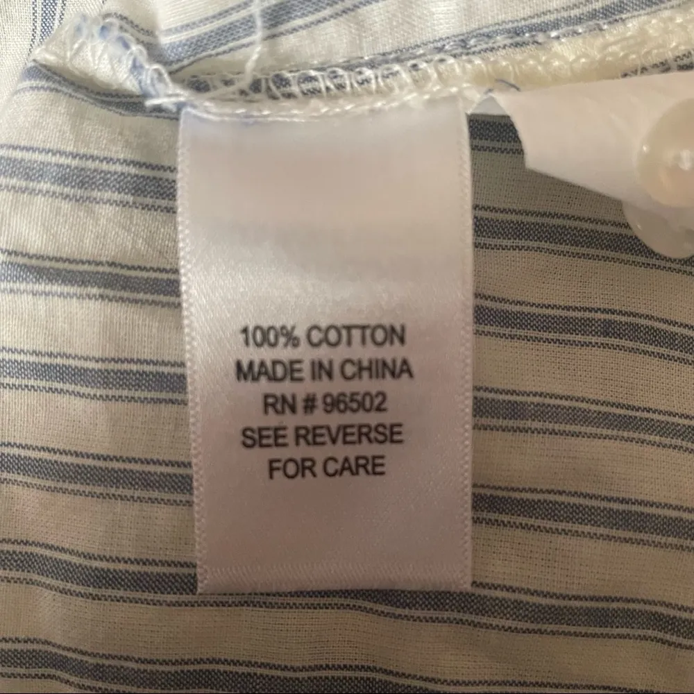 Girl Krazy  striped lace trim bell sleeve top - Image 6