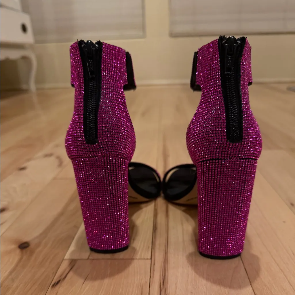 Gianni Bini Dericka Rhinestone Ankle Strap Heels. Size 6! - Image 3