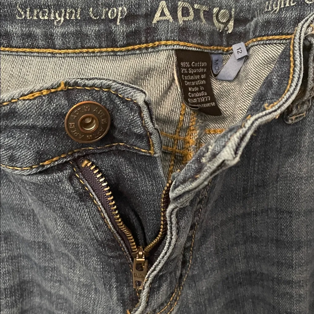 💰💰💰BOGOHO💰💰💰Apt. 9 Women's Classic Denim Straight Leg Jeans-12 - Image 12