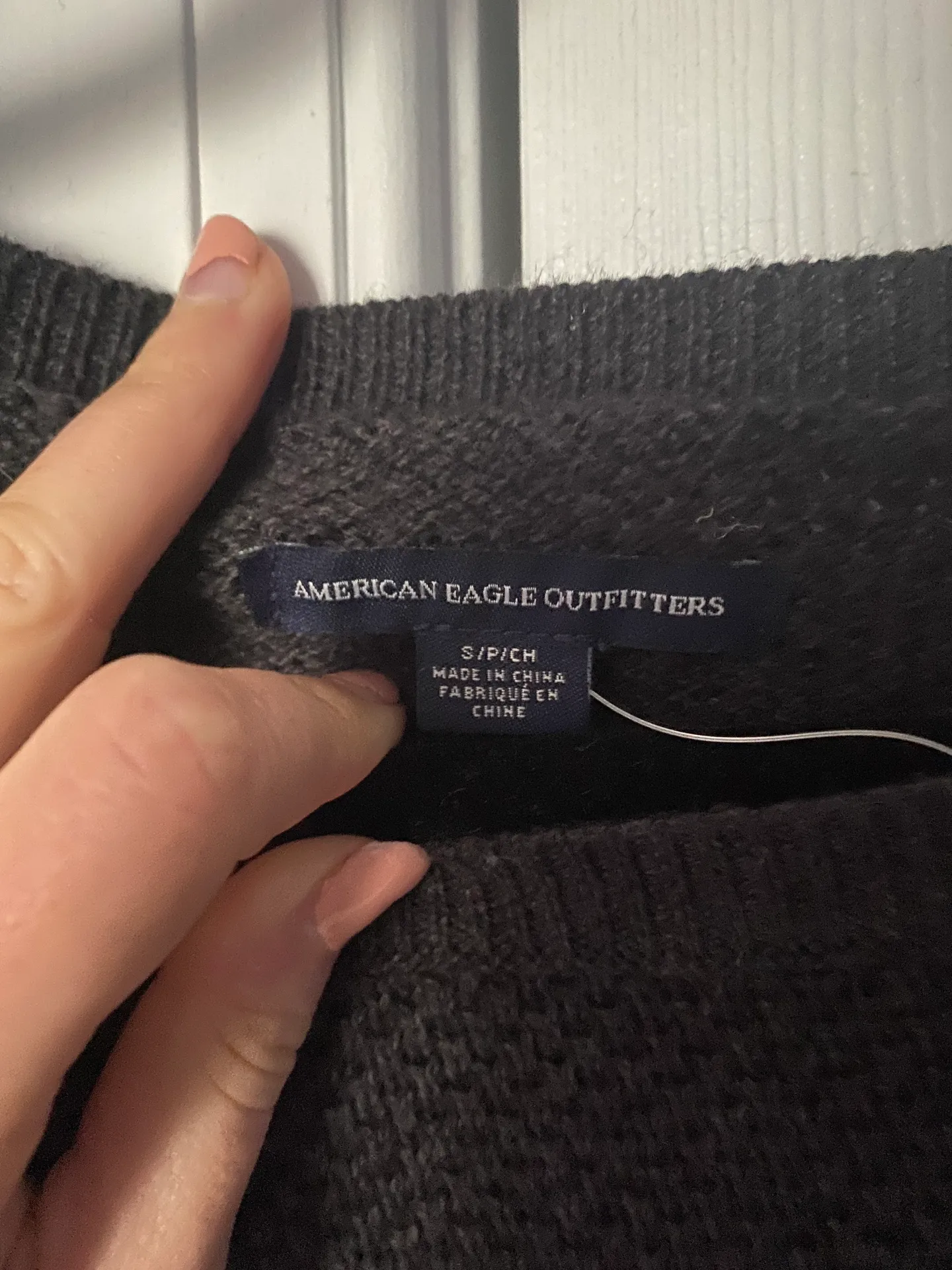 American Eagle Black Knitted Sweater - Image 4