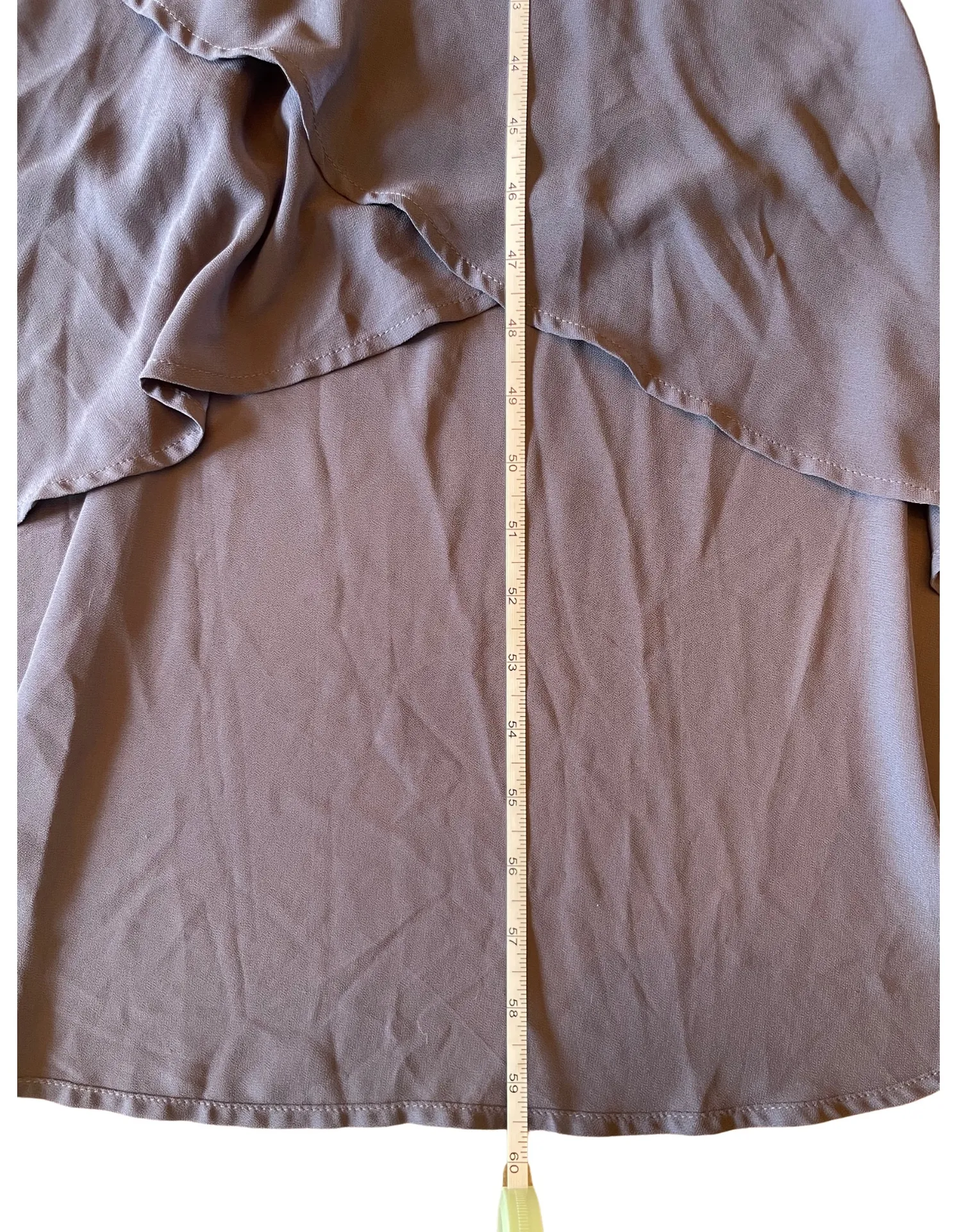 Wrap of Luxury Denim Blue Convertible High-Low Maxi Dress Size XL 0600S - Image 12