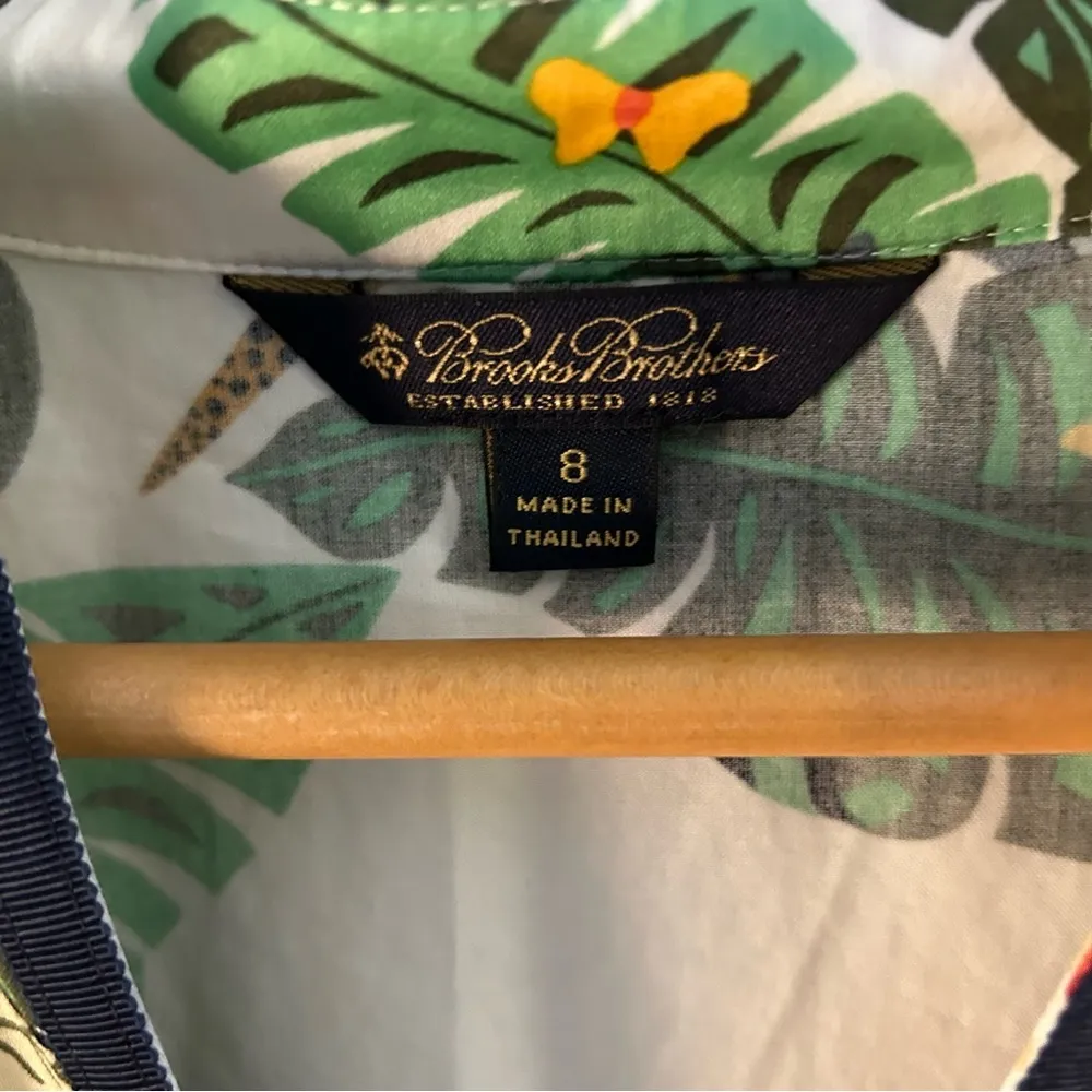 Brooks Brothers Tropical Cotton Tunic Top. Size 8. - Image 4