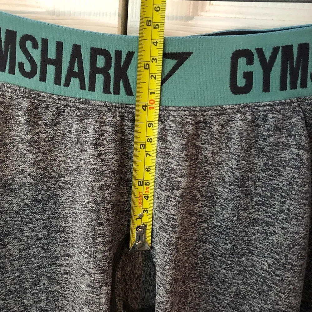 Gymshark Grey and Blue Flex Legging V3 Size XS - Image 6