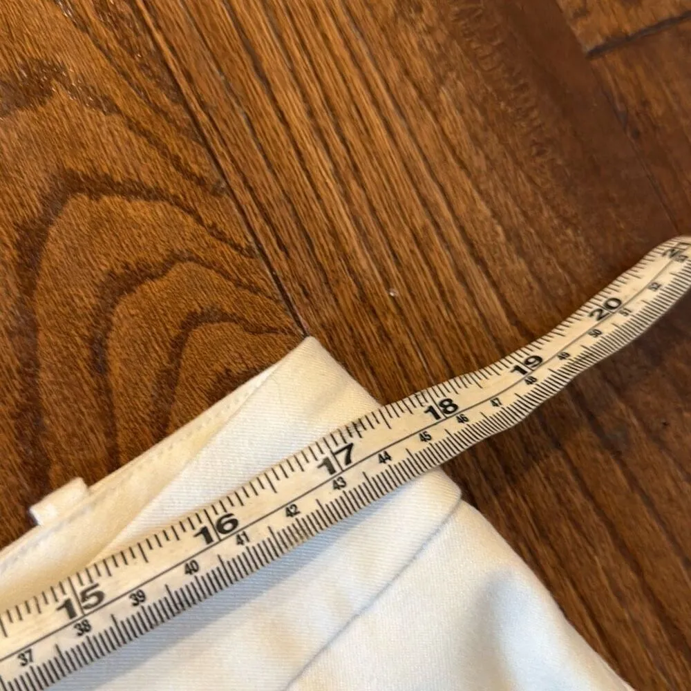 Worthington white pleat front trouser pants size 14p - Image 8