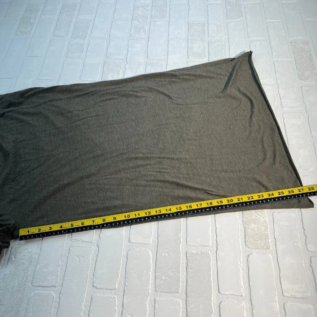 Natural Life jumpsuit Womens One Size Gray Green Wide Leg V-neck Pockets Comfy‎ - Image 11