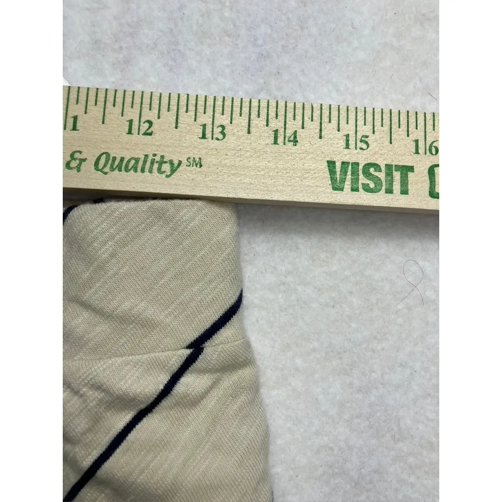 Lou & Grey Nordstrom Barely Beige Striped Long Sleeve Top & Skirt Set Size S New - Image 11