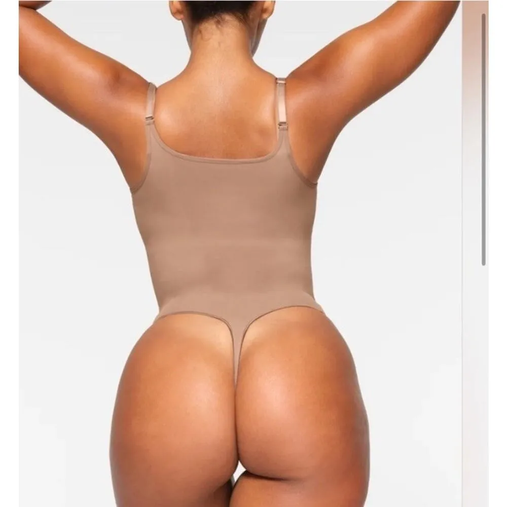 Skims Seamless Sculpt Thong Bodysuit: Size XL Color Sienna NEW - Image 13