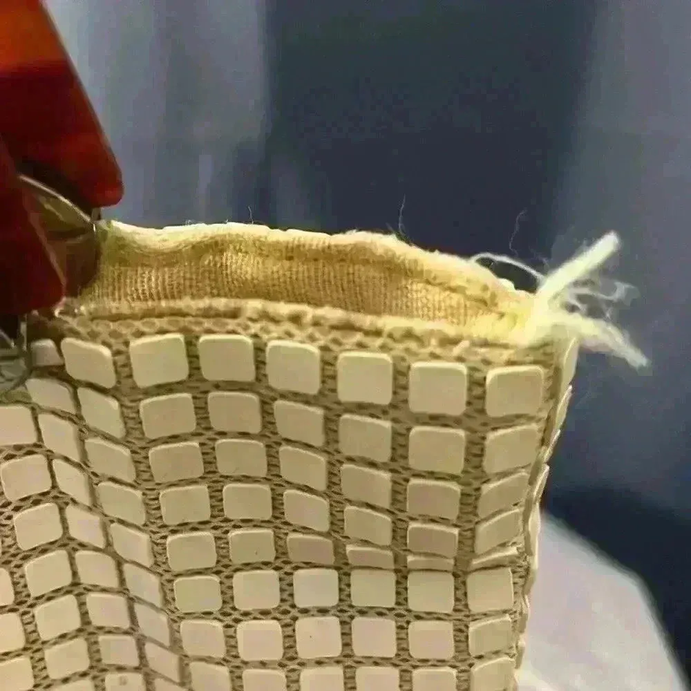 Vintage Square Bead Purse - Image 7