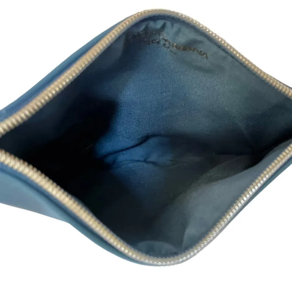 Light Blue Trousse Zip Pouch Clutch Purse - Image 4