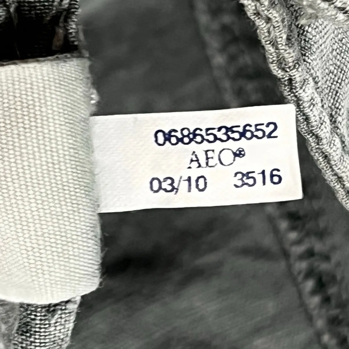 American Eagle Outfitters Y2K Micro Shorts Womens 8 Gray Linen Cotton Booty - Image 11