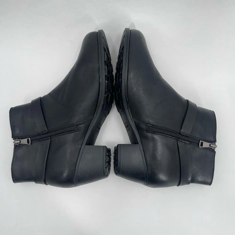 PROPET Topaz Boots Size 8.5 X(2E) Extra Wide New Womens Ankle Boot Leather NWOT Black - Image 11