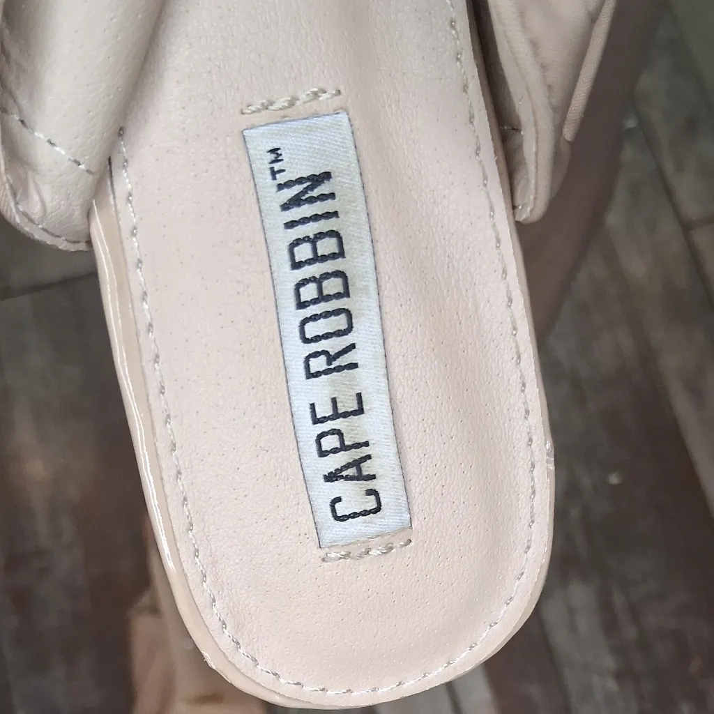 Cape Robbin Tan Over the Knee Peep Toe Women's Boots Size 8.5 - Image 9