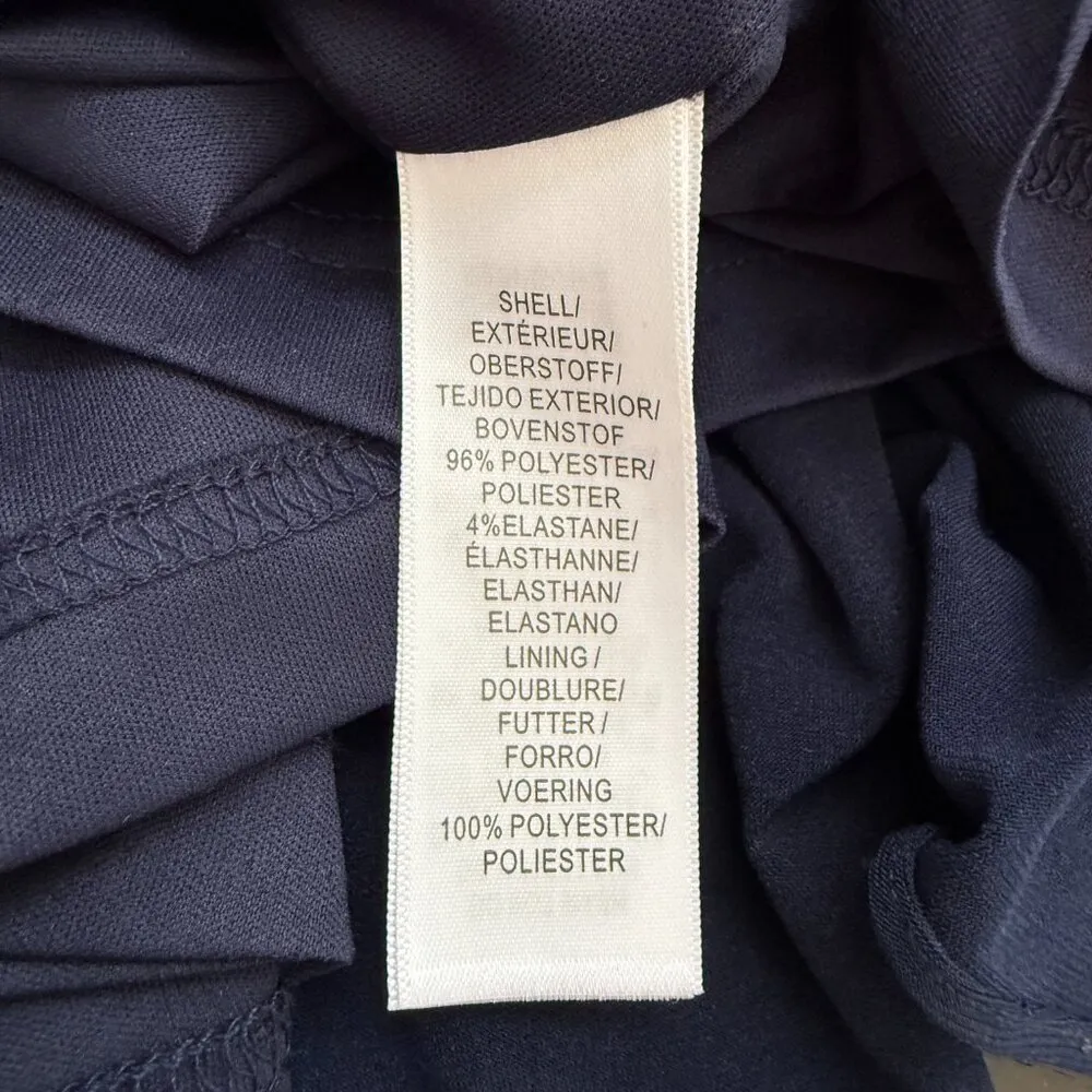 NWT Adrianna Papell Cowl Neck Draped Maxi Dress Women's 16W Navy Gown Sparkly - Image 16