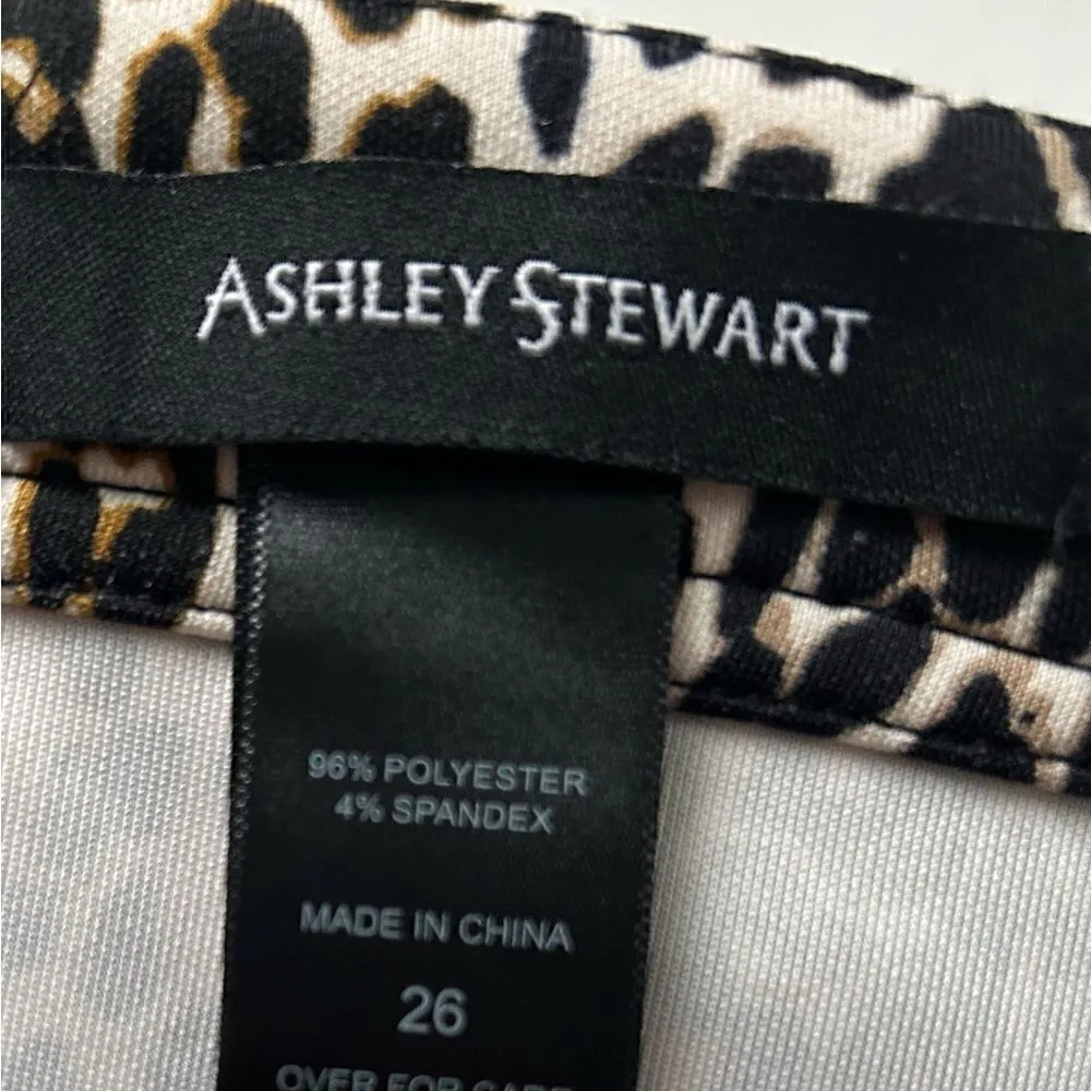 Ashley Stewart Animal Print Skirt Size 26 - Image 6