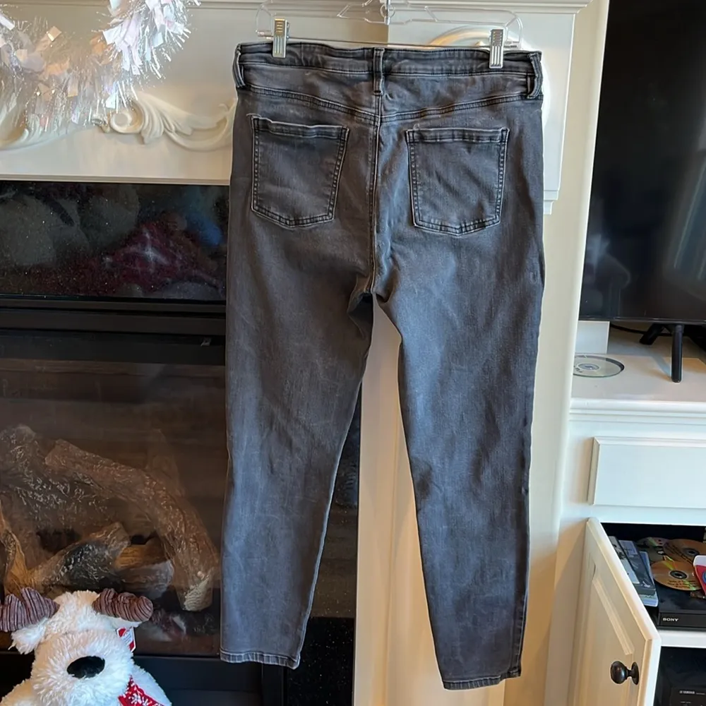 Buffalo David Britton Mollie Vintage Black Washed Out Womens 12 Waist 32 - Image 4