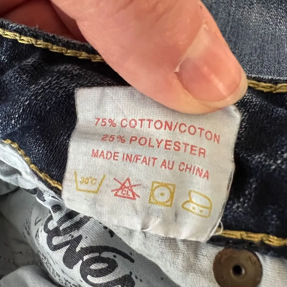 Silver Jeans Womens Denim Blue Jeans Aiko Fit Flare Leg Dark Wash Size 29 - Image 13