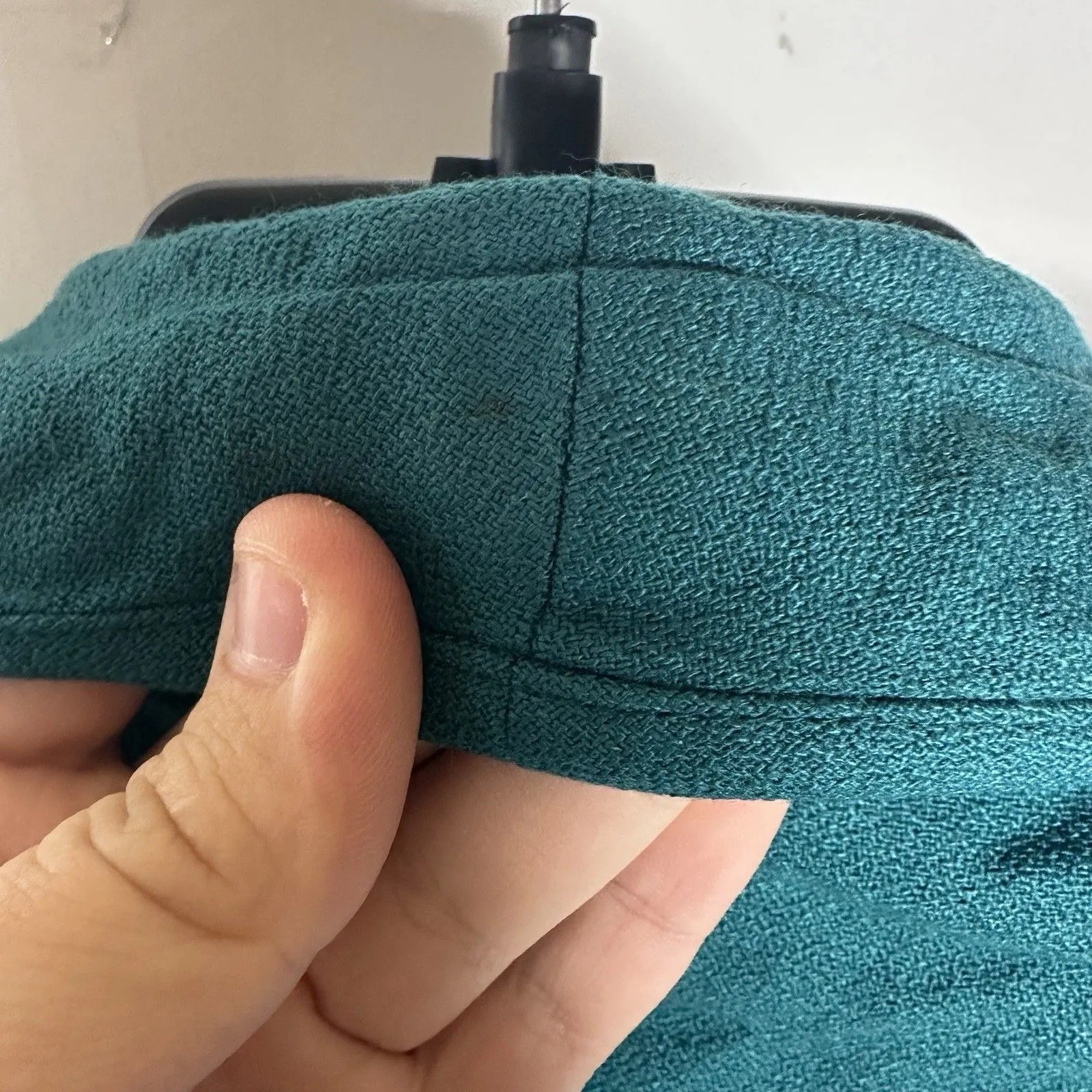 Vintage E.R. GERARD for RENLYN Teal Blazer Jacket Women’s Size 10 Gold Button Blue - Image 11