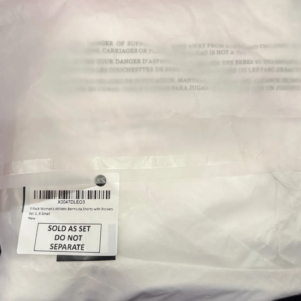 Liberty Pro 3 Pack Women's 10'' Bermuda Shorts with Pockets. Size XS Pink - Image 8