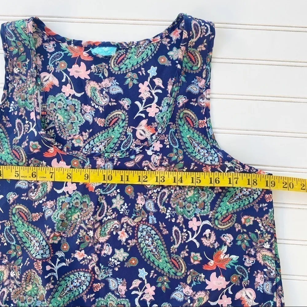 Floral paisley colorful tank Size Medium - Image 7