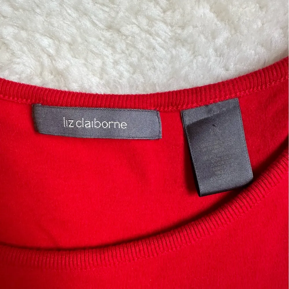 Liz Claiborne red sleeveless knit top size 2X - Image 2