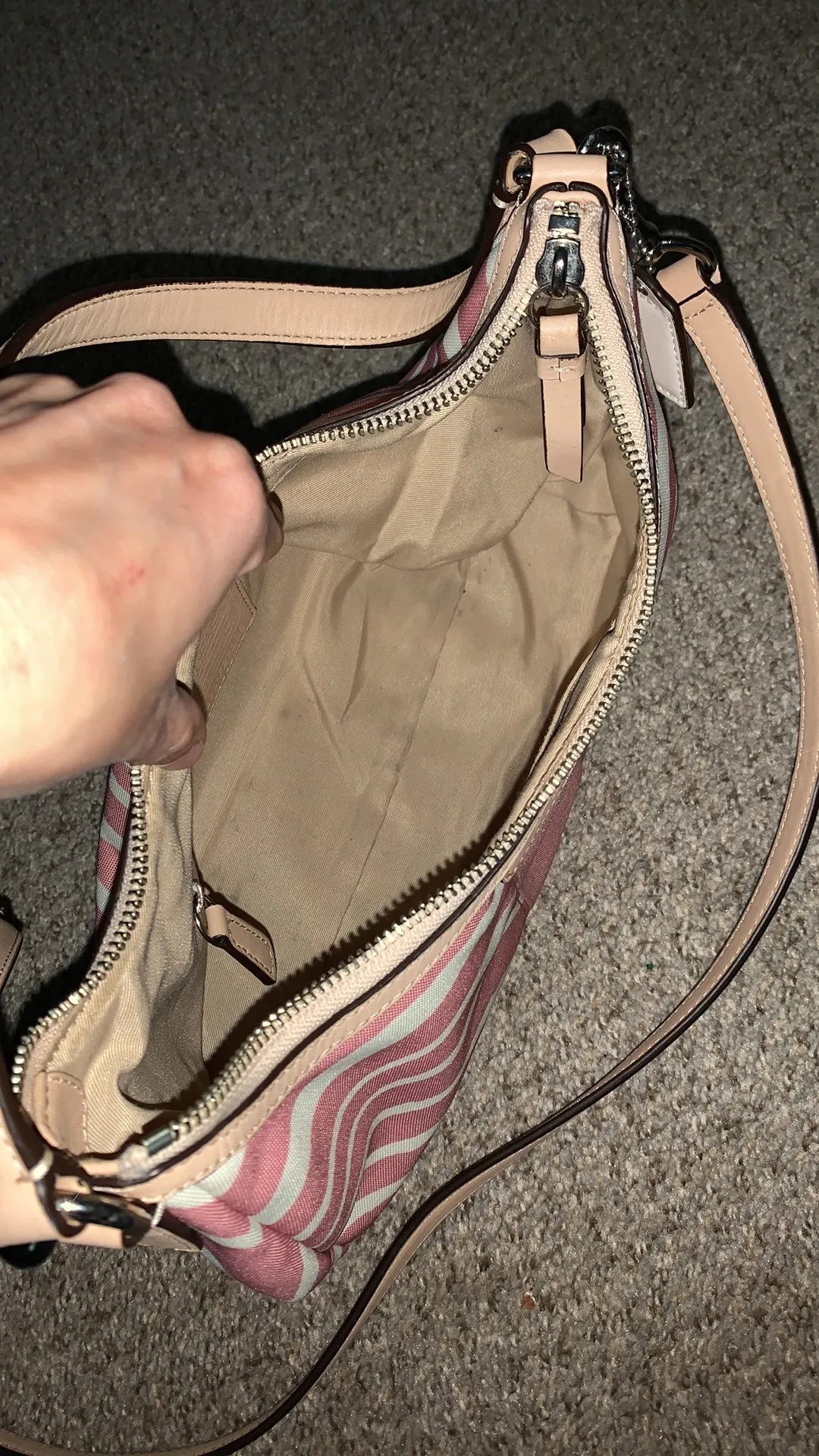 Coach Zebra Print Purse - Image 5