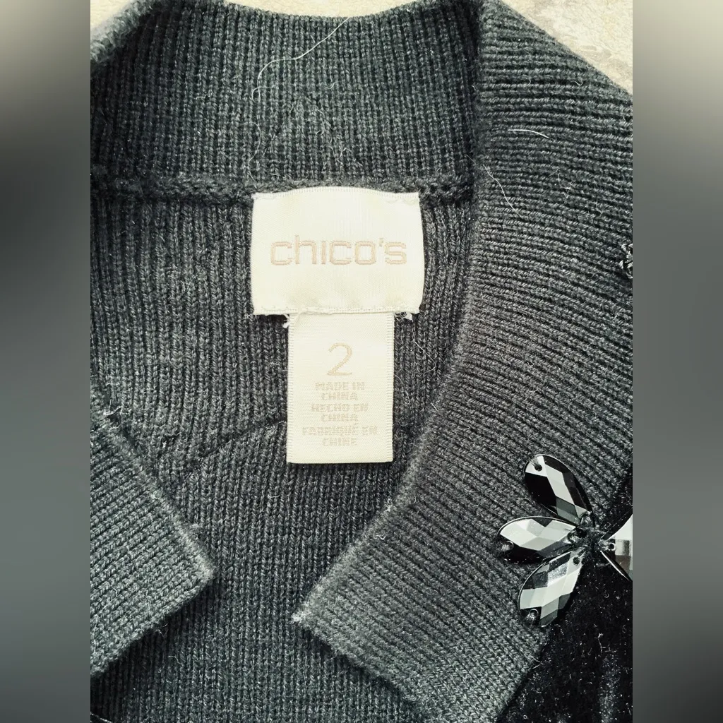 Chico’s DRESSY EMBELLISHED jacket 🌹🌹 - Image 10