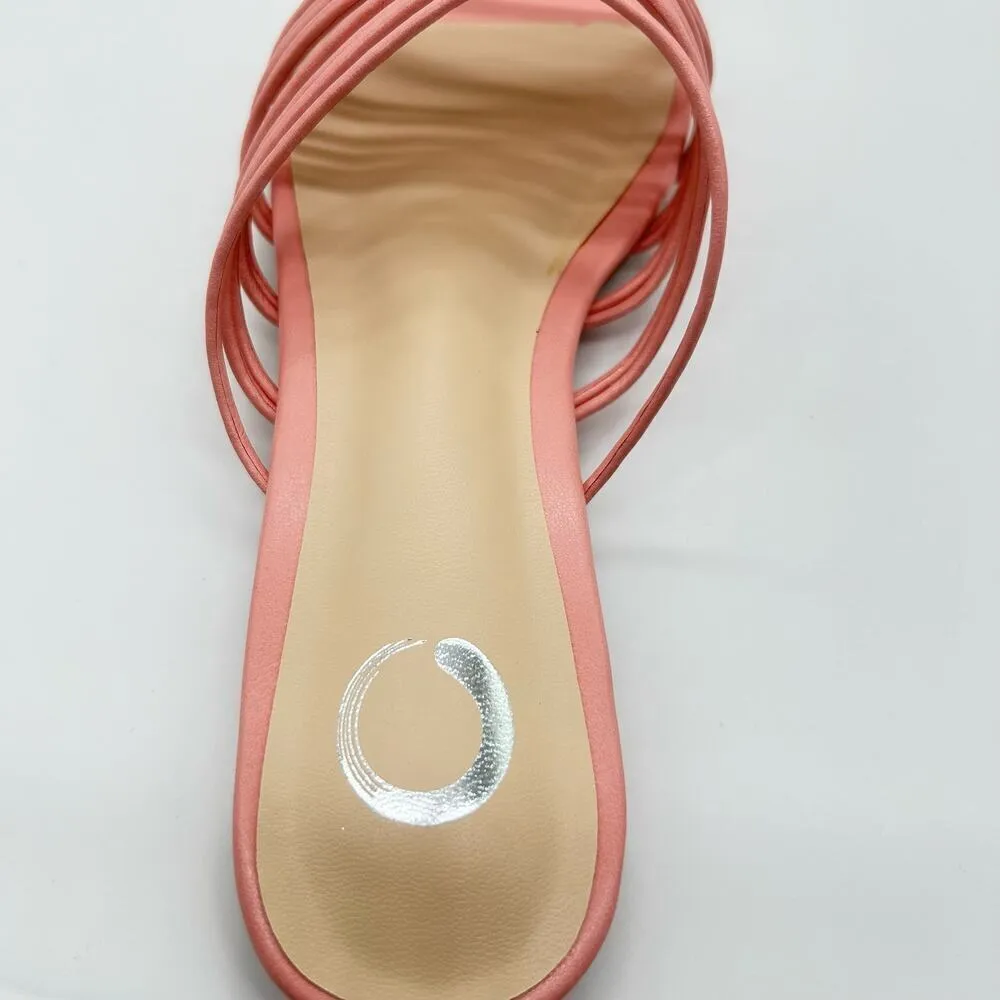 Journee Collection Sandals Womens‎ 6.5 Pink Addora Slides Sandals NEW - Image 6