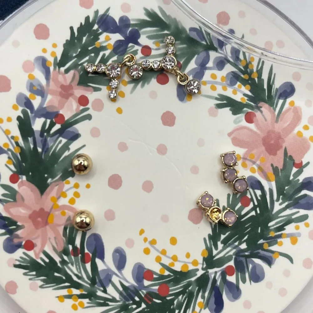 NWT Christmas Wreath Ornament and Earring Set - Image 5