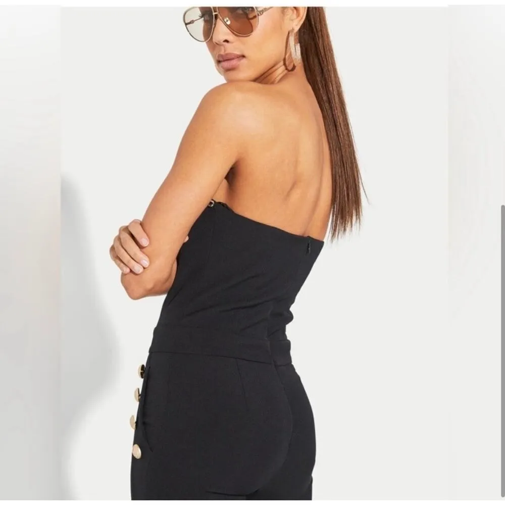 NWOT Generation Love Alexis Crepe Jumpsuit Black size XS - Image 3