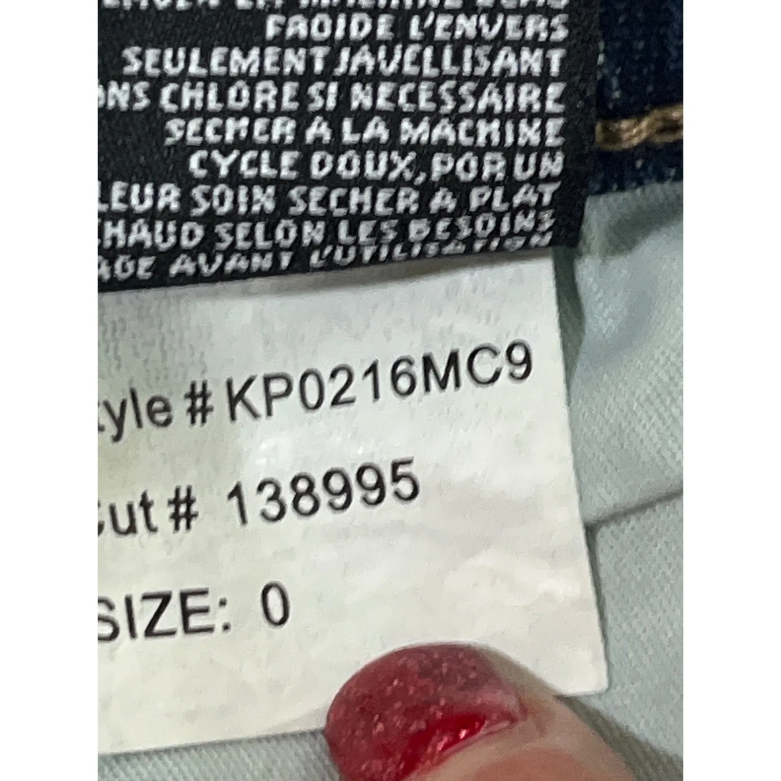 KUT From The Kloth Amy Crop Straight Leg Jeans Distressed Blue Women's Sz 0 - Image 11