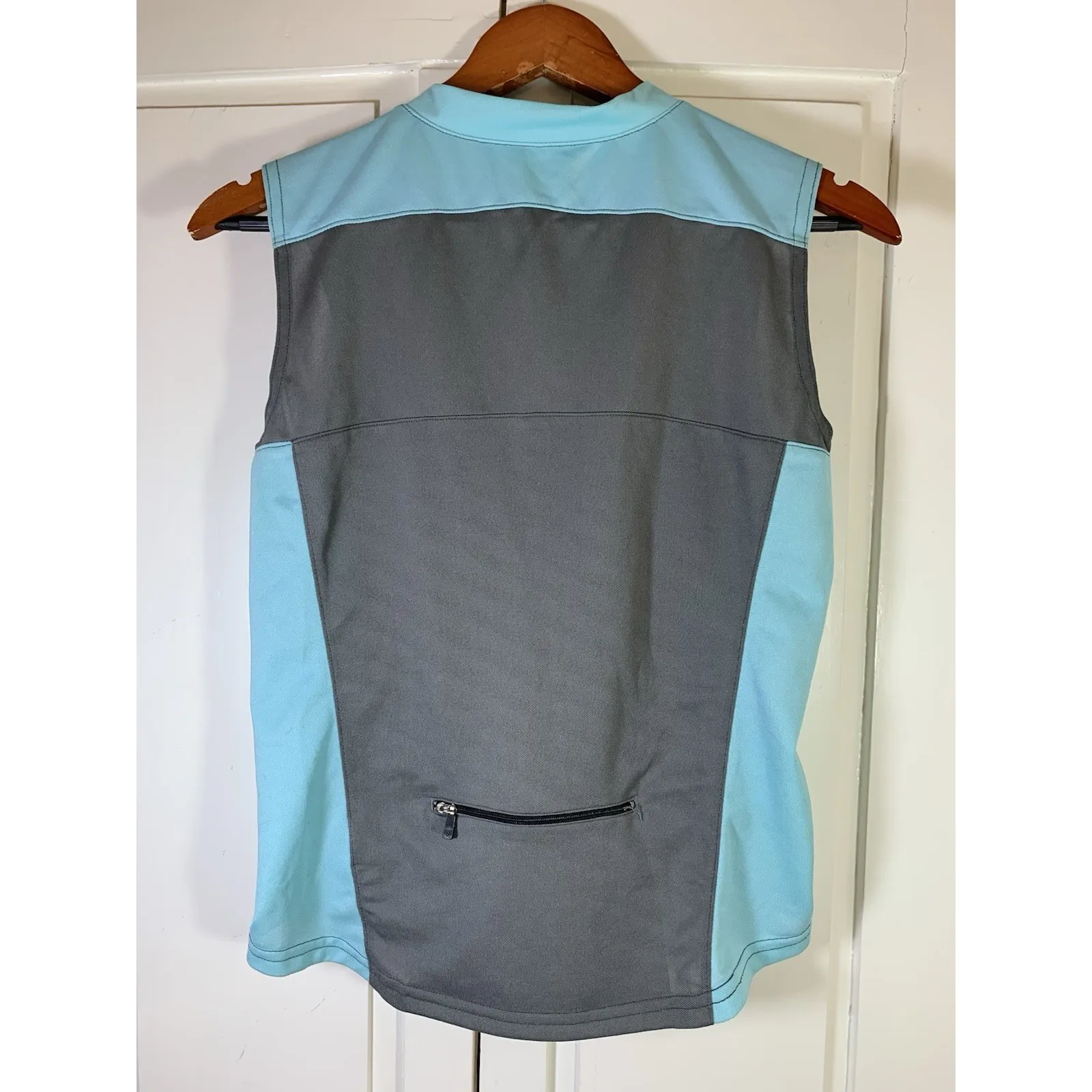 FOX Racing Women Sleeveless Shirt Small Jersey MTB Zip Pocket‎ Motocross MotoX Blue - Image 4