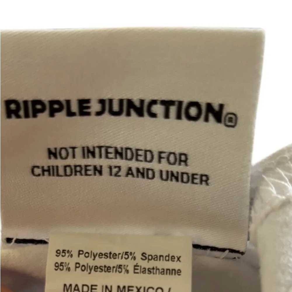 Ripple Junction HOOTERS Girl Iconic Waitress Tank Top Sz XL White/Orange - Image 4