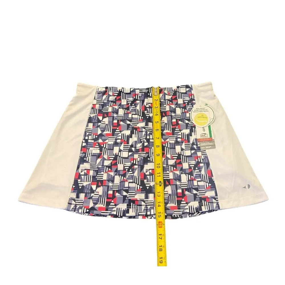 Women's Grand Slam Performance‎ Pickleball Skort XL Navy White Ball Pocket NWT - Image 5